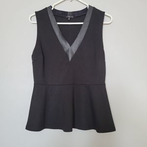 Black Empire Waist Tank Top Women's Medium